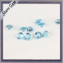 Top-Grade 95% Clear Swiss Blue Natural Topaz